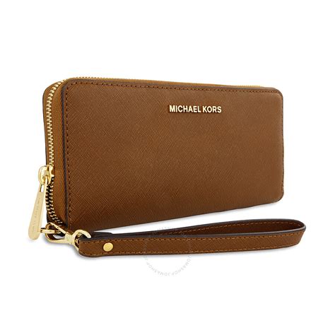 michael kors leather continental wallet.